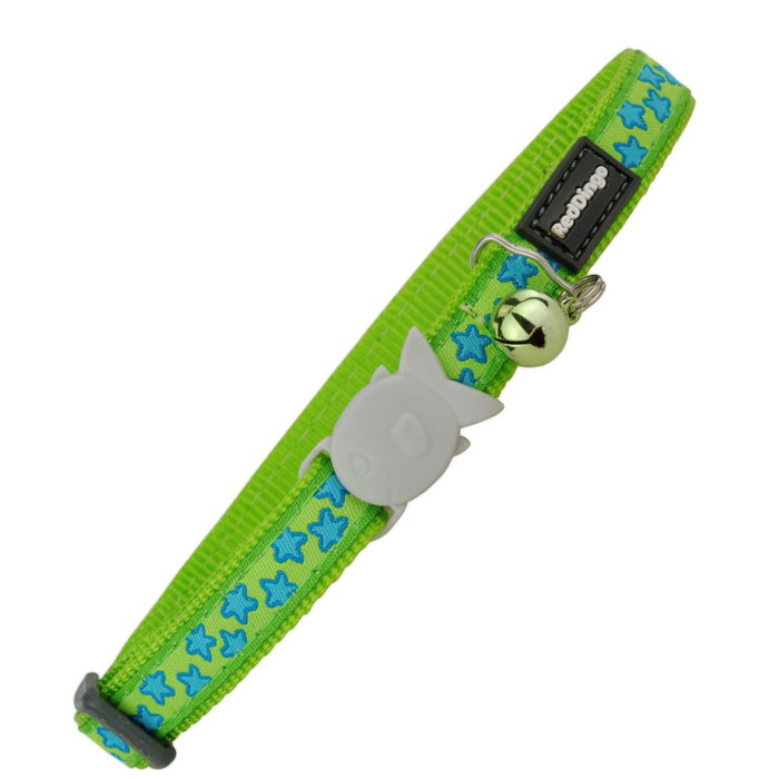 Red Dingo Collar Gato RD Style Ajustable Estrella Turquesa 20-32 cm Red Dingo Collar Gato RD Style Ajustable Estrella Turquesa 20-32 cm