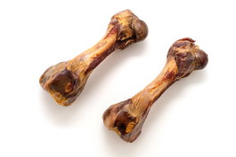 Snackys Hueso de Jamón Femur 18 Unidades para Perros - Mordedor Natural Dental