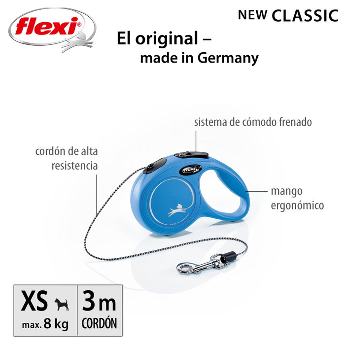 Flexi Classic XS Cordon Azul 3m