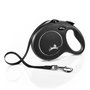 Flexi Correa de Cinta New Classic 8m Negra para Perros de hasta 50 kg