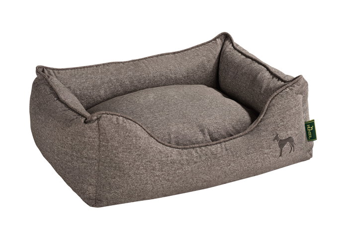 Hunter Sofá Boston 60x50 cm Marrón para Perros Diseño Clásico Acogedor con Funda Extraíble