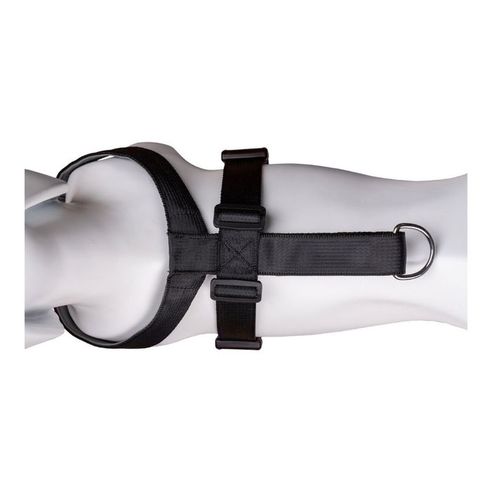 Company Of Animals Arnés de Viaje para Perros Dog Travel Harness Negro Talla L para Viajes Seguros y Reforzado