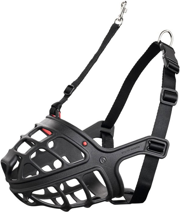 Hunter Bozal Albury 4, Medidas Máx. Hocico 7cm Contorno 25cm Cuello 69cm, Protección Integrada Anti Veneno, Negro Hunter Bozal Albury 4, Medidas Máx. Hocico 7cm Contorno 25cm Cuello 69cm, Protección Integrada Anti Veneno, Negro
