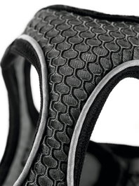 Hunter Arnés Hilo Comfort M-L Cuello 58-63 cm Antracita Antracita - Ligero, Transpirable, Reflectante para Perros