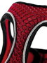 Hunter Arnés Hilo Comfort M-L para Perro, Cuello 58-63 cm, Pecho 65-70 cm, Ajuste Perfecto al Cuerpo, Malla 3D Transpirable, Reflectante, Rojo