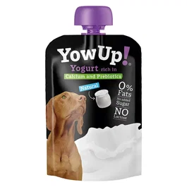Yow Up! Yogur para Perros Sin Lactosa - Alimento Complementario - Pack de 10 Unidades x 115g