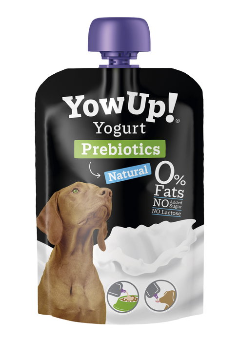Yow Up! Yogur para Perros Sin Lactosa - Alimento Complementario - Pack de 10 Unidades x 115g