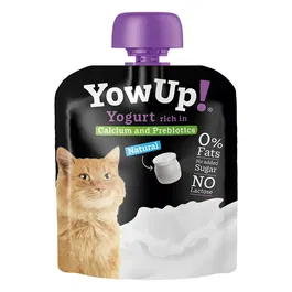Yow Up! YowUp Yogur sin Lactosa para Gatos - Snack Húmedo Complementario, Pack de 10 x 85g