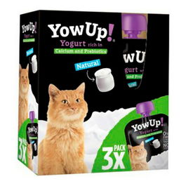 Yow Up! Yogur Sin Lactosa para Gato - Complemento Alimenticio - Pack 3x85g