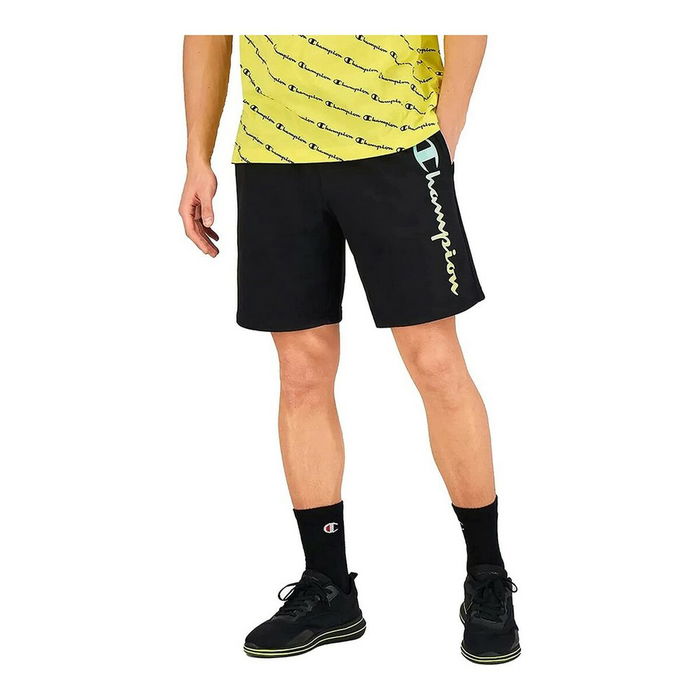 Pantalón Corto Deportivo Champion Bermuda Negro Hombre