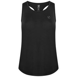 Camiseta de Tirantes Mujer Dare 2b Agleam Blanco Negro