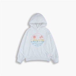 Sudadera con Capucha Niña Levi's Oversized Blanco