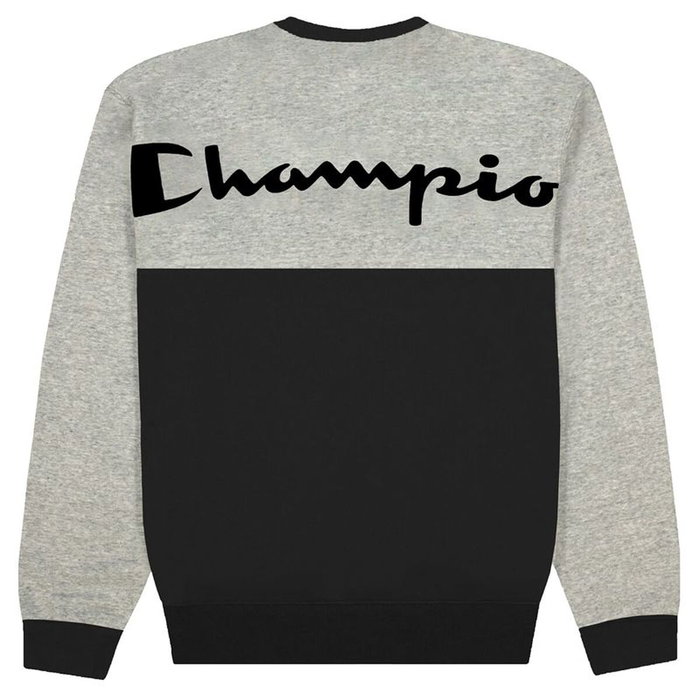 Sudadera sin Capucha Hombre Champion Spliced Script Logo Negro 41