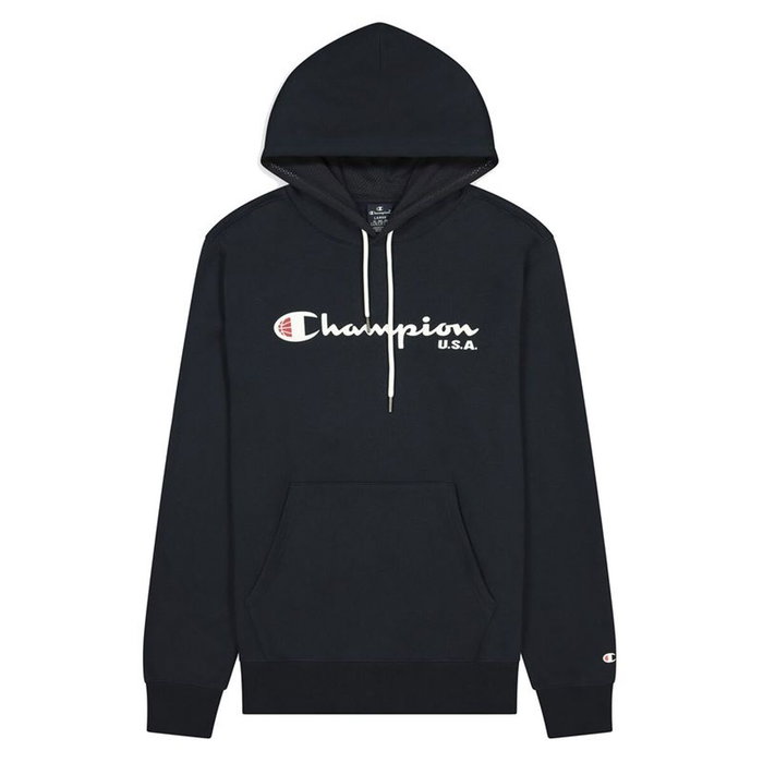 Sudadera con Capucha Hombre Champion USA Logo M Azul oscuro Sudadera con Capucha Hombre Champion USA Logo M Azul oscuro