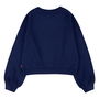 Sudadera sin Capucha Mujer Levi's Benchwarmer Crew Girl Azul oscuro