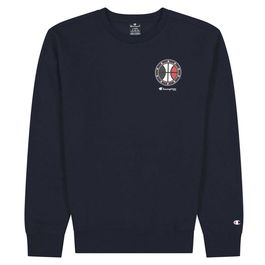 Sudadera sin Capucha Hombre Champion USA Azul oscuro