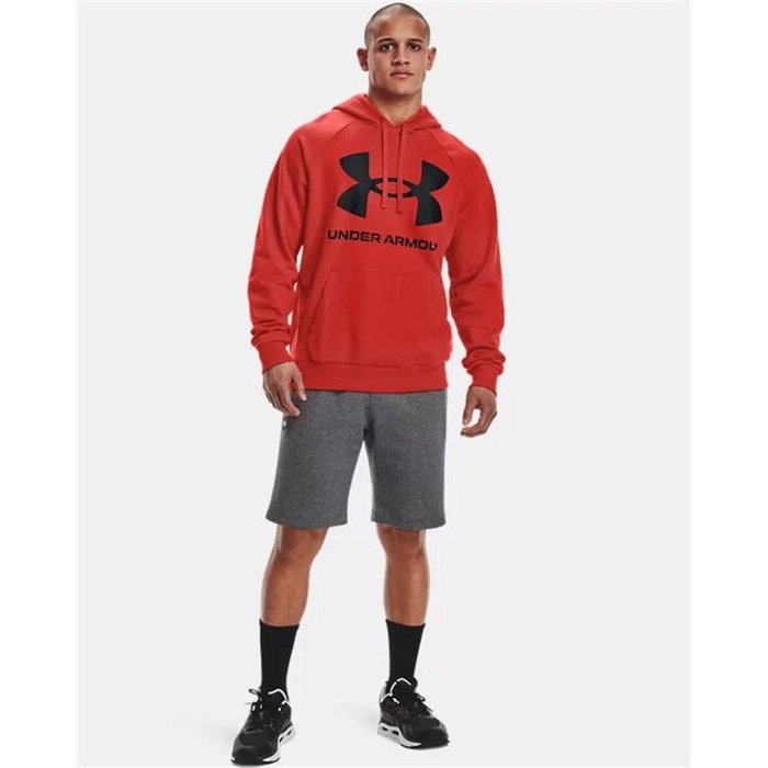 Sudadera con Capucha Hombre Under Armour Fleece Rival Rojo