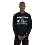 Sudadera sin Capucha Hombre Champion Authentic Athletic M Negro 39 1/3