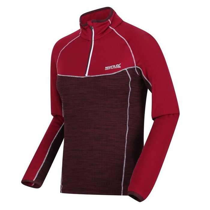 Forro Polar Regatta Hepley Lightweight Half-Zip W Rojo Oscuro