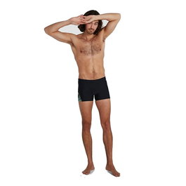 Bañador Hombre Speedo Allover V-Cut Aquashort Negro
