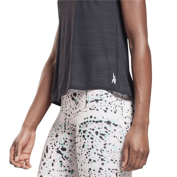 Camiseta de Manga Corta Mujer Reebok Workout Ready Activchill Negro 8 Años