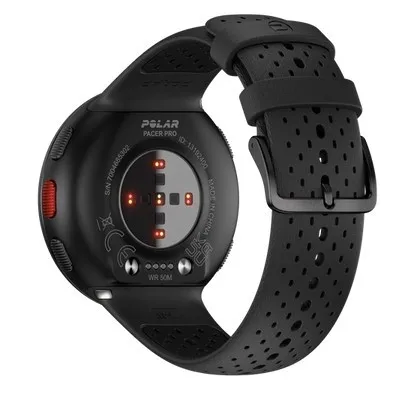 Polar Pacer PRO - Reloj deportivo GPS gris-negro, talla S-L, 45 mm