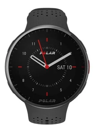 Polar Pacer PRO - Reloj deportivo GPS gris-negro, talla S-L, 45 mm