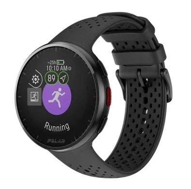 Polar Pacer PRO - Reloj deportivo GPS gris-negro, talla S-L, 45 mm