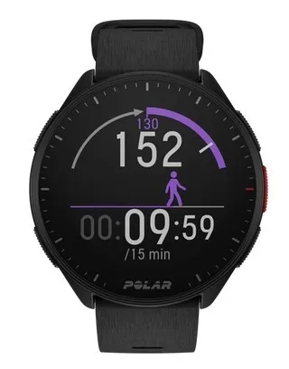 Polar Pacer Reloj Deportivo Negro GPS, Pulsera S-L, 43 días Batería