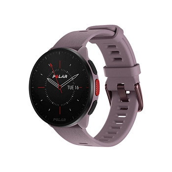 Polar Pacer GPS, Reloj Deportivo Unisex con GPS, 45 mm, Pantalla MIP de 1.2", Resistente al Agua 50 m, Monitor de Frecuencia Cardíaca, Color Púrpura, Banda Silicona S/L, Ref. Pacer
