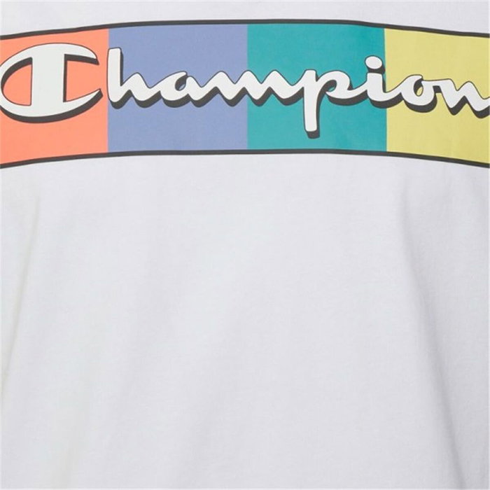 Camiseta de Manga Corta Hombre Champion Blanco XL