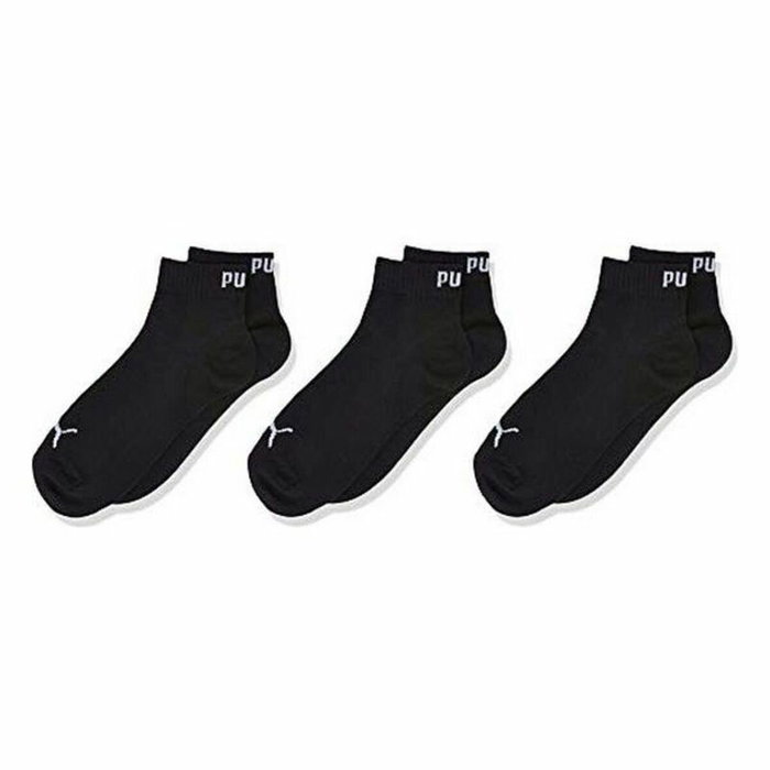 Calcetines Deportivos Puma KIDS QUARTER (3 pares) Negro 23-26