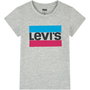 Camiseta de Manga Corta Infantil Levi's SPORTSWEAR LOGO TEE Gris 12-13 Años