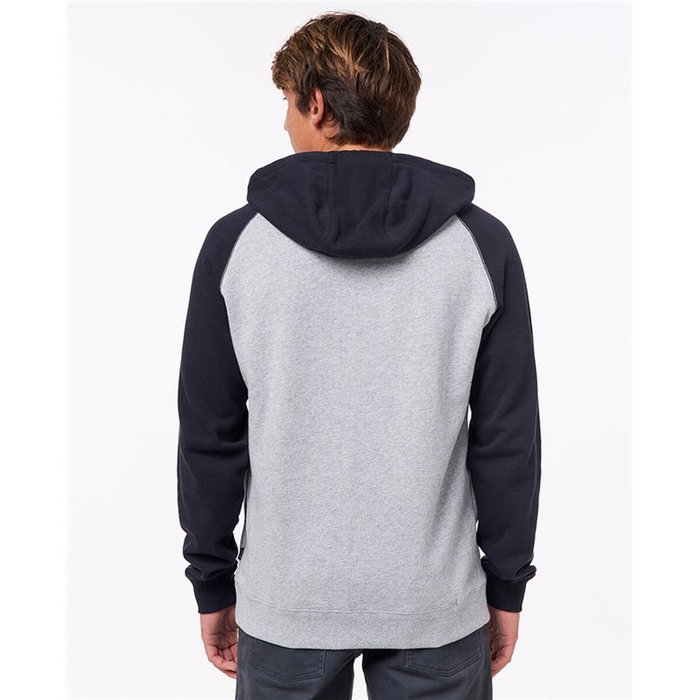 Sudadera con Capucha Hombre Rip Curl Embroid Hooded Zip Thru Gris claro 37