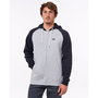 Sudadera con Capucha Hombre Rip Curl Embroid Hooded Zip Thru Gris claro 37