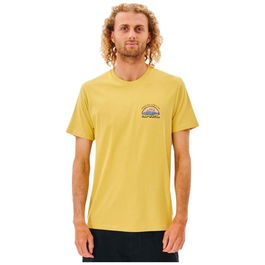 Camiseta de Manga Corta Hombre Rip Curl Amarillo Hombre