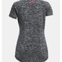 Camiseta de Manga Corta Infantil Under Armour Tech BL Twist SS Gris oscuro 14-16 Años