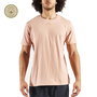 Camiseta de Manga Corta Hombre Kappa Edson Pink Salmón
