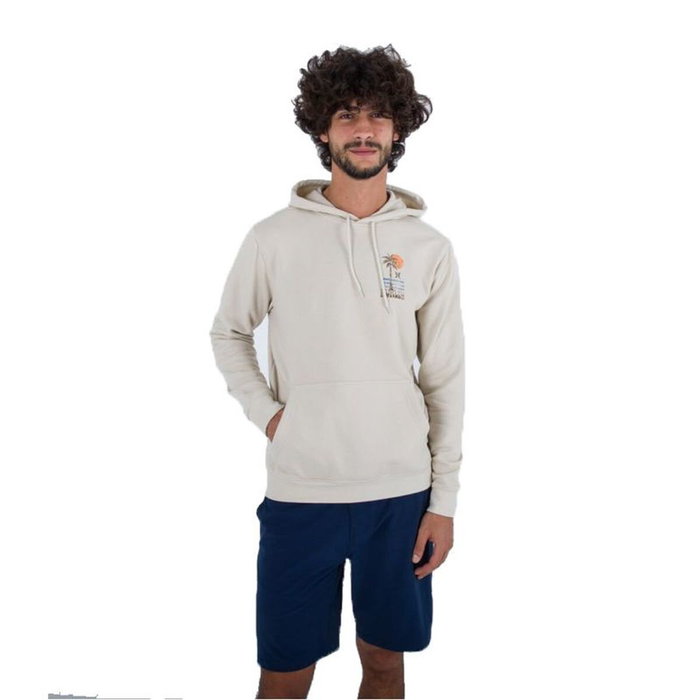 Sudadera con Capucha Hombre Hurley Hurley 77 Beige M Sudadera con Capucha Hombre Hurley Hurley 77 Beige M