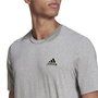 Camiseta de Manga Corta Hombre Adidas Essentials Feelcomfy Gris claro L