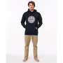 Sudadera con Capucha Hombre Rip Curl Down The Line Negro