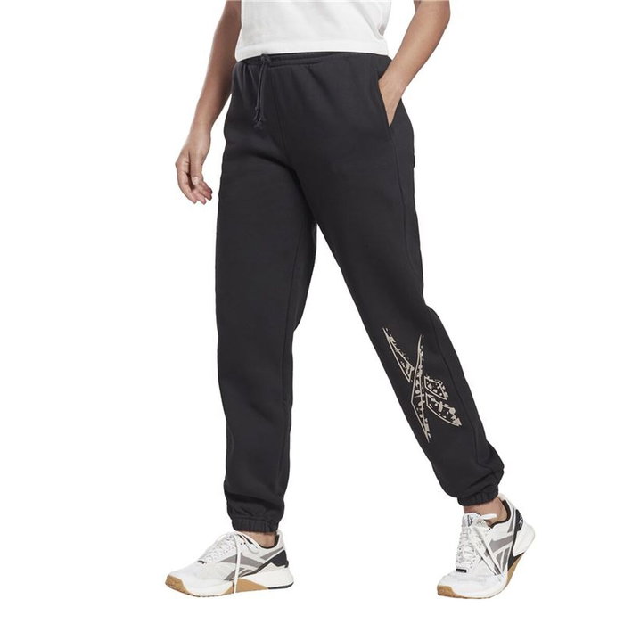 Pantalón Largo Deportivo Reebok Modern Safari Jogger Negro Mujer L