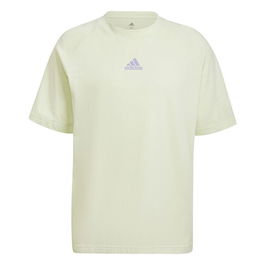 Camiseta de Manga Corta Hombre Adidas Essentials Brandlove Amarillo