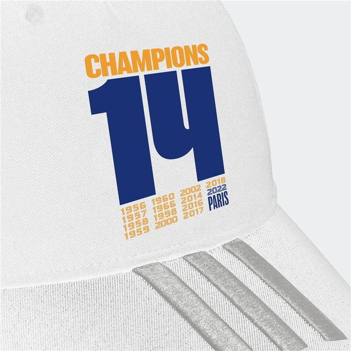 Gorra Deportiva Adidas Real Madrid UCL Champions Blanco Talla única