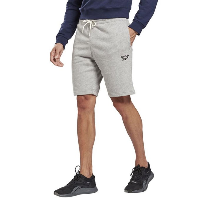 Pantalones Cortos Deportivos para Hombre Reebok Identity Gris