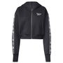 Chaqueta Deportiva para Mujer Reebok Tape Pack Full Zip W Negro