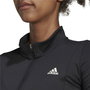Camiseta de Manga Larga Mujer Adidas Hyperglam 1/4-Zip Negro 41