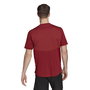 Camiseta de Manga Corta Hombre Adidas HK9542 Rojo Oscuro