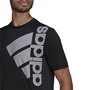 Camiseta de Manga Corta Hombre Adidas Big Badge Negro
