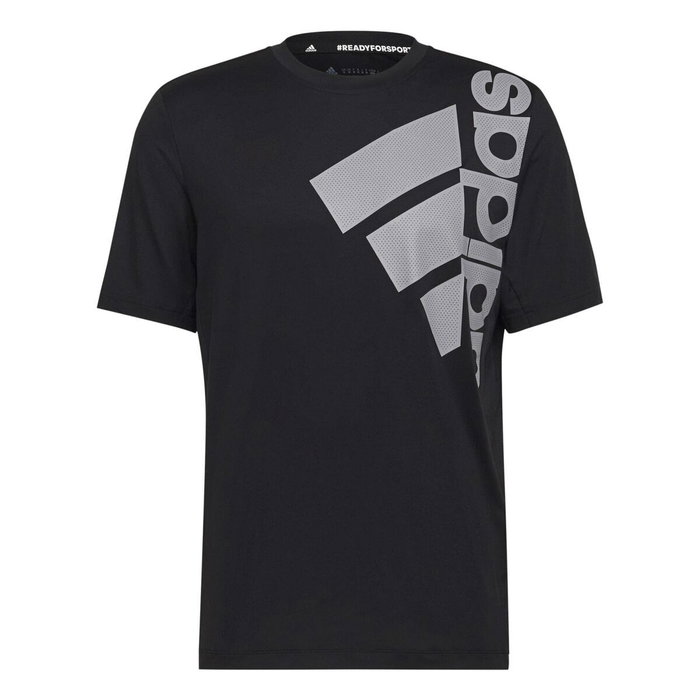Camiseta de Manga Corta Hombre Adidas Big Badge Negro